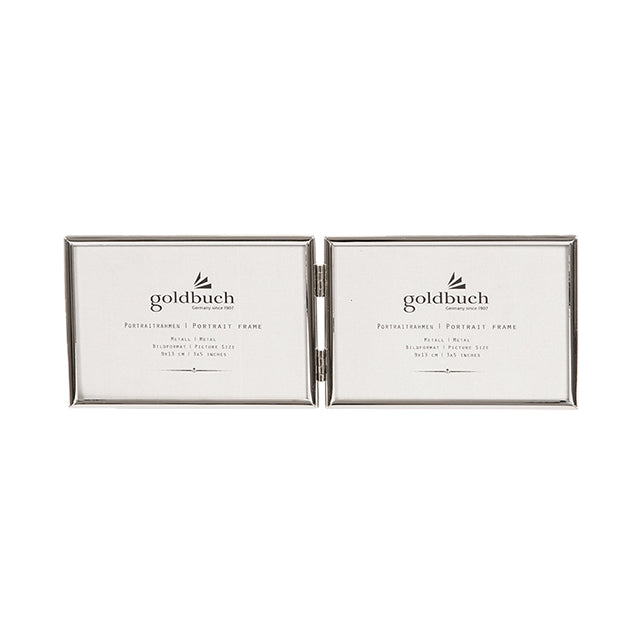 Goldbuch Fine Aluramme 2 x 10x15 cm Vandret Sølv