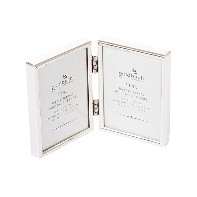 Goldbuch Fine Aluramme 2 x 6x9 cm Sølv