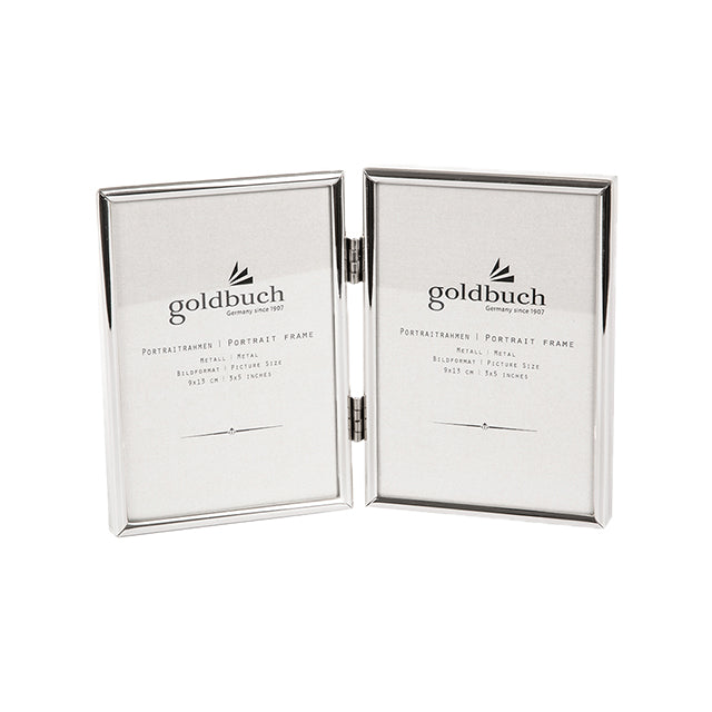 Goldbuch Fine Aluramme 2 x 9x13 cm Sølv