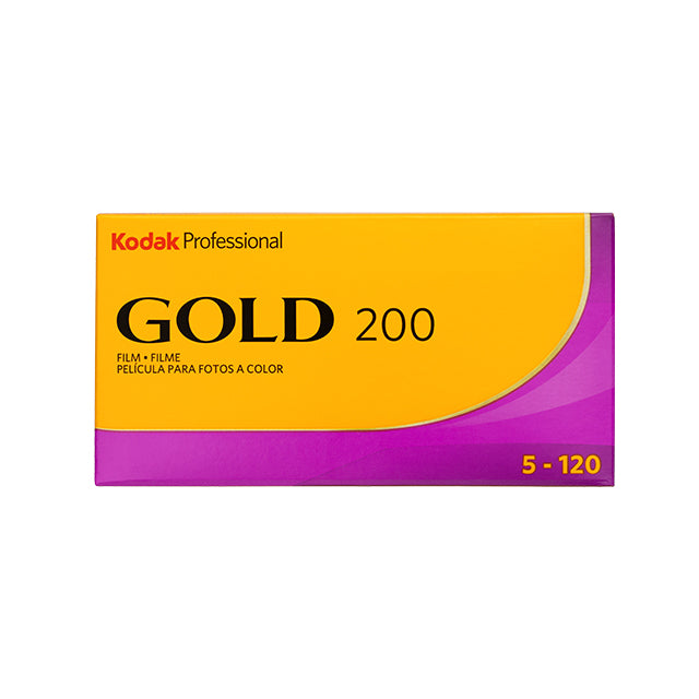Kodak Gold 200 120 film 5 pk.