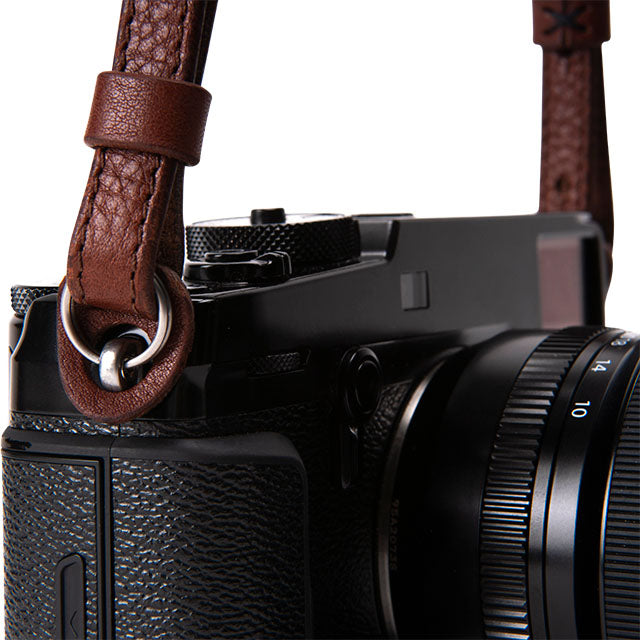 ARTISAN & ARTIST ACAM-284 Italian Leather Strap Brun