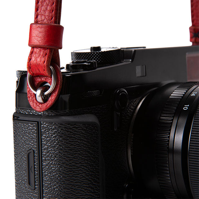 ARTISAN & ARTIST ACAM-284 Italian Leather Strap Rød