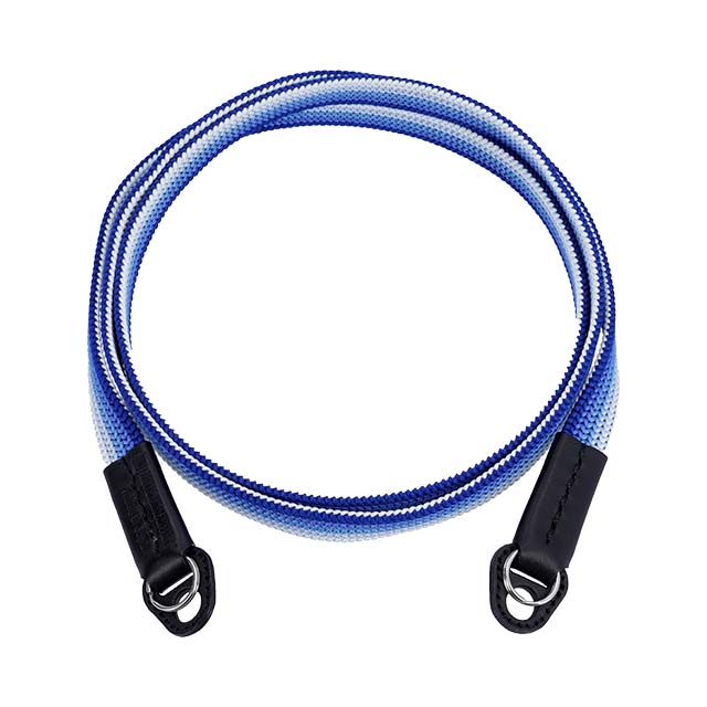 ARTISAN & ARTIST ACAM-322A Silk Camera Strap Navy / Sølv Lang Version