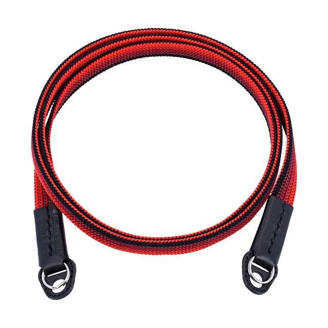 ARTISAN & ARTIST ACAM-322A Silk Camera Strap Sort / Rød Lang Version