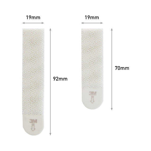3M Command Strips Billedophæng Hvid 4 Par M + 8 Par L