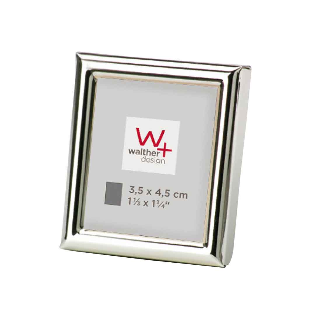 Walther Chloe Metal Ramme Sølv 3,5x4,5 cm