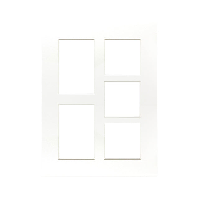 Focus Passepartout 30x40 / 2 x 10x15 / 3 x 10x10 cm Hvid