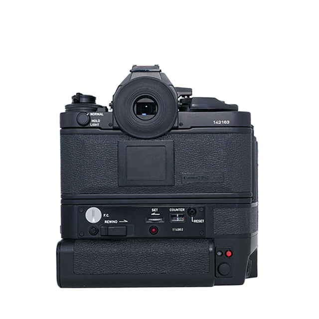 Brugt Canon F-1 New + AE Motor Drive + Battery Pack FN