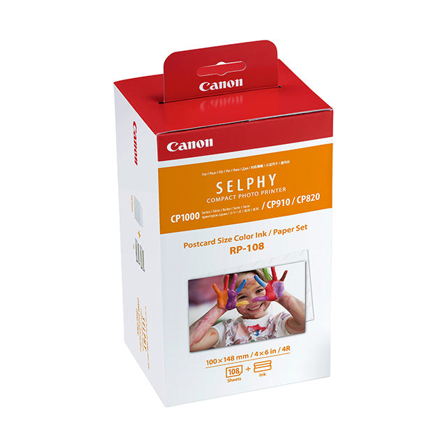 Canon Selphy RP-108 Blæk + Fotopapir kit