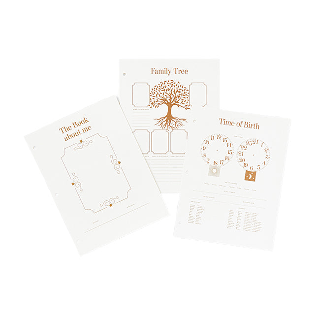 Printworks Coffee Table Refill Paper 10 pk. Large Hvid Baby My First Year