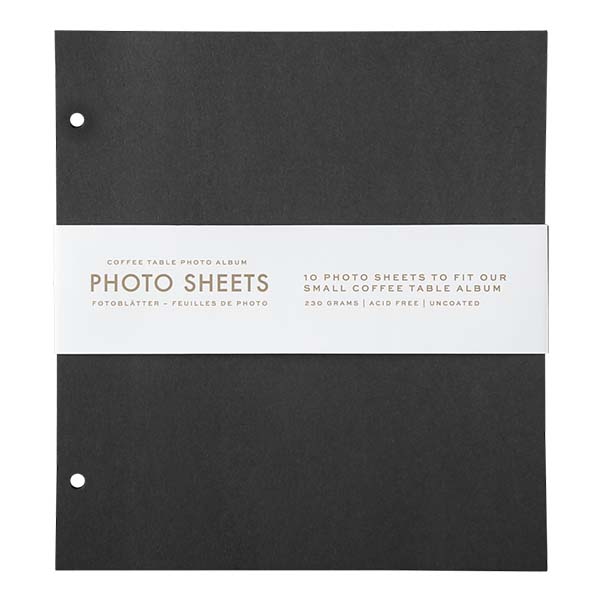Printworks Coffee Table Refill Papir 10 pk. Small Sort