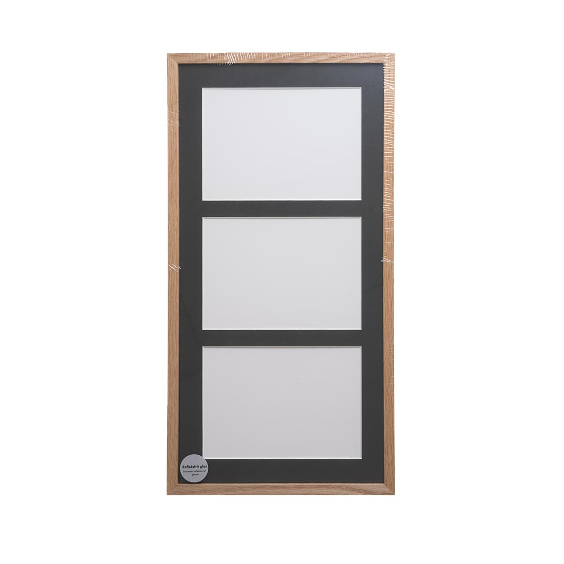 ADJ 2071 Massiv Eg 3 x 9x12 cm m/Sort PP.