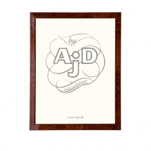 ADJ 3152 Fugleøje Brun 18x24 cm