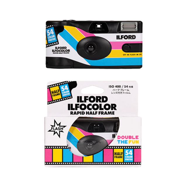 Ilford Ilfocolor Engangskamera Half-Frame 54 billeder