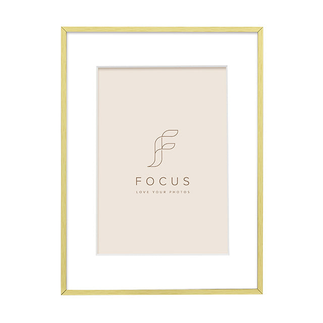 Focus Aster Guld Aluramme 18x24 / 13x18 cm
