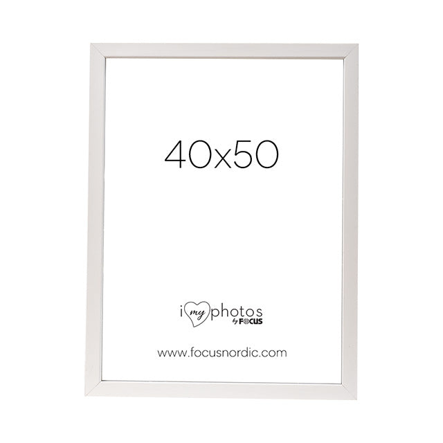 Focus Rock 40x50 cm Hvid