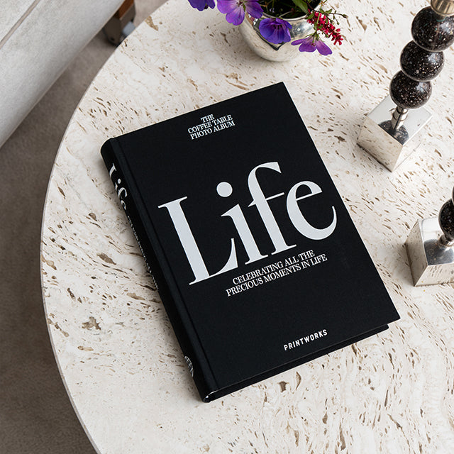 Printworks Coffee Table Fotoalbum Life Black