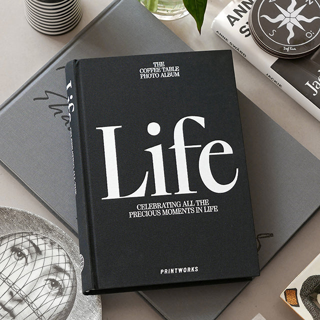 Printworks Coffee Table Fotoalbum Life Black