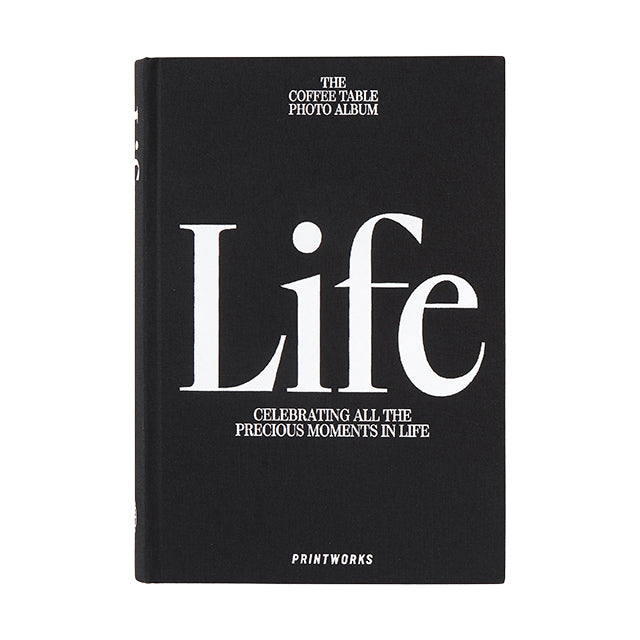 Printworks Coffee Table Fotoalbum Life Black