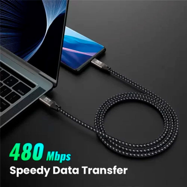 Swiss Go USB C-C kabel 240W 1m