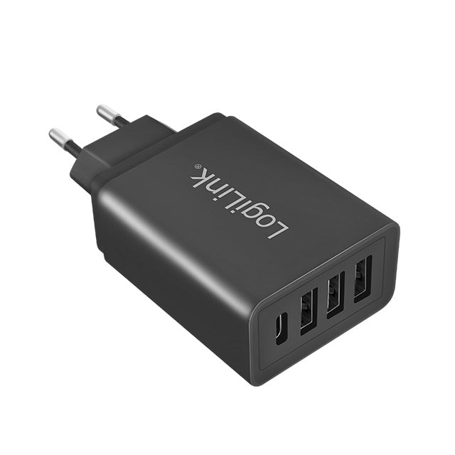 LOGILINK 220V Oplader 3 x USB-A / 1 x USB-C 27W