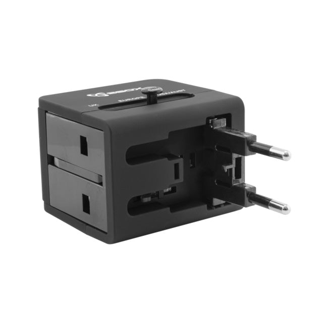 Sbox Universal Rejseadapter M/USB Udgang