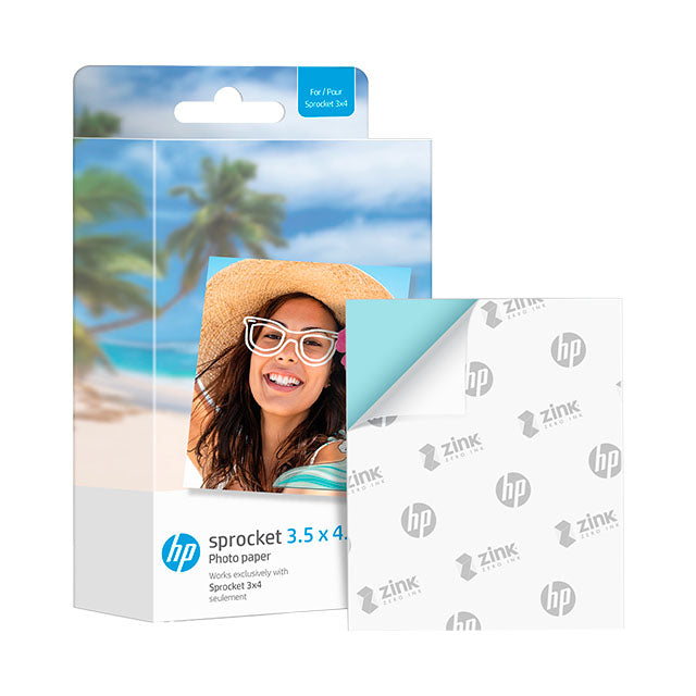 HP Sprocket Zink paper 3,5x4,25 50-pk
