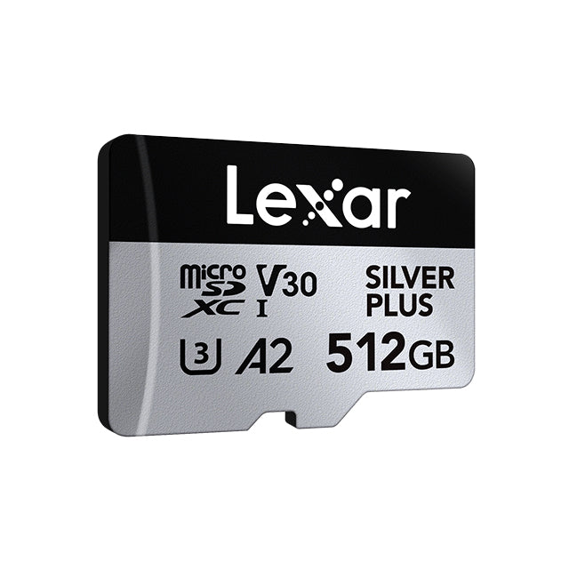 Lexar Professional MicroSDXC 512GB Silver Plus UHS-I