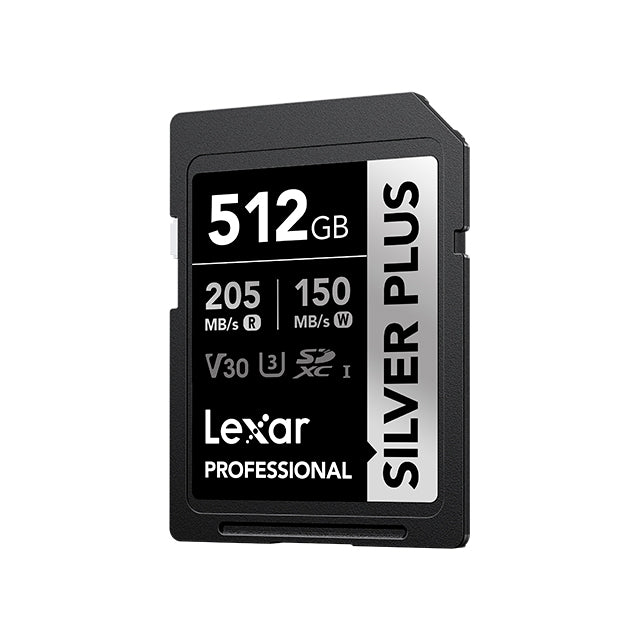 Lexar Professional SDXC 512GB Silver Plus UHS-I