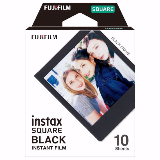 Fujifilm Instax Square Film Sort 1x10 stk