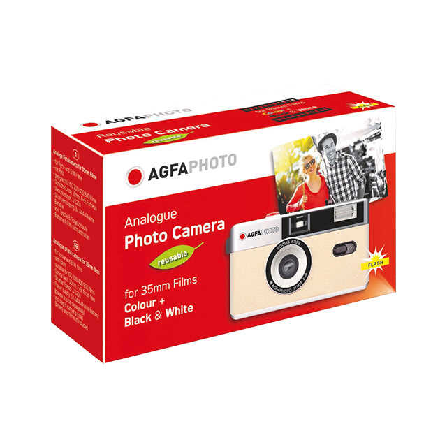 Agfa Reusable 35mm Analog Kamera Beige