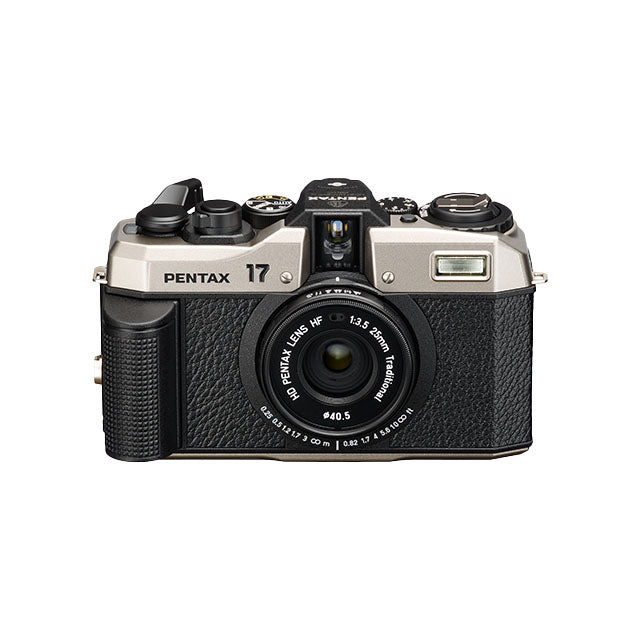 Pentax 17 Sølv Analog Kamera