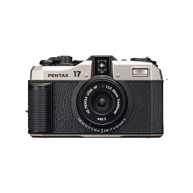 Pentax 17 Sølv Analog Kamera