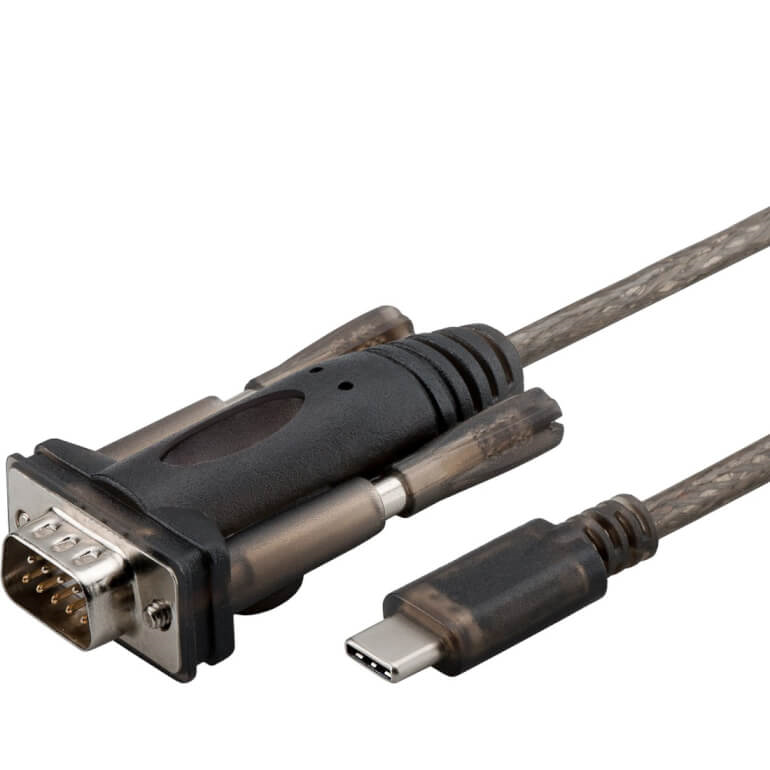 Micro Connect USB C - Serial Port DB9 1 meter
