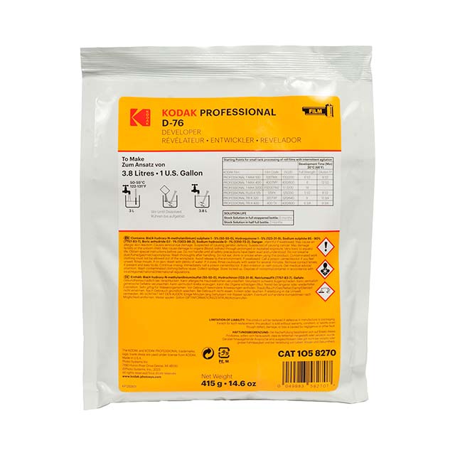 Kodak Professional D-76 Film Developer Powder To Make 3.8L