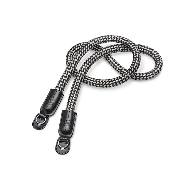 Leica Flettet Rund Kamerarem Sort & Hvid
