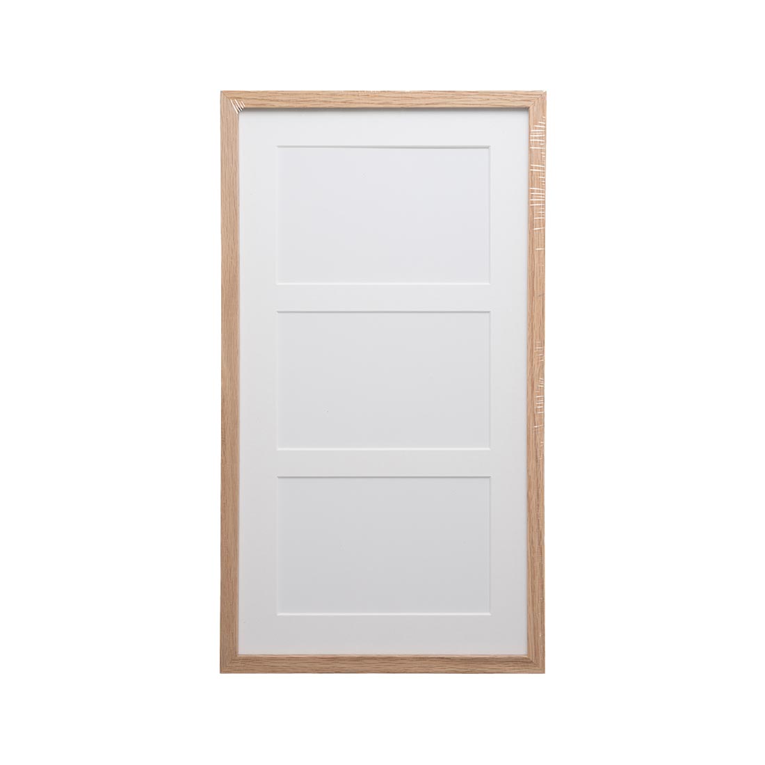 ADJ 2071 Massiv Eg 3 x 10x15 cm m/Hvidt Passepartout