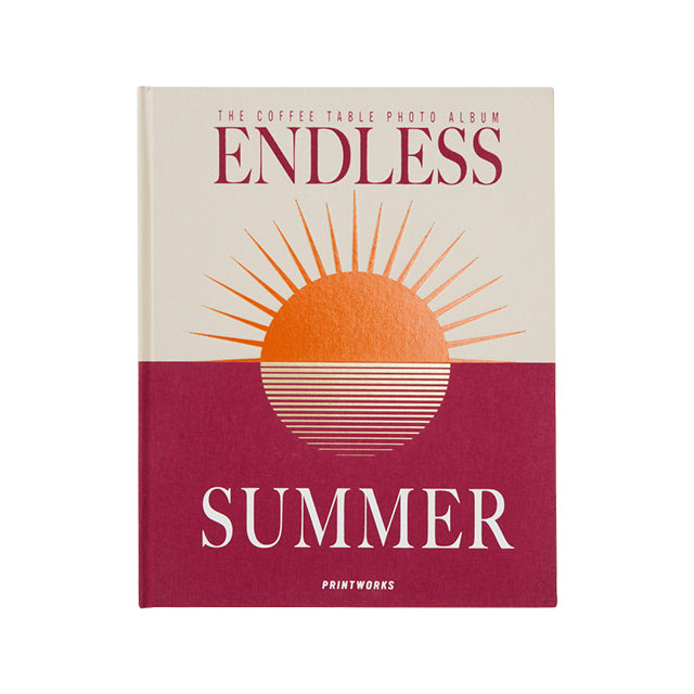 Printworks Coffee Table Fotoalbum Endless Summer Maroon