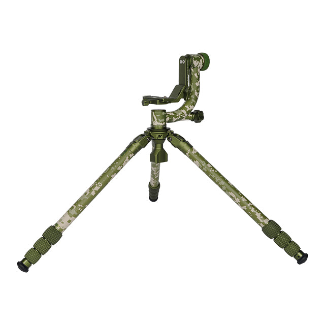 Sirui CT-3204 Kulfiberstativ + CH20 Gimbal Hoved Camoflage