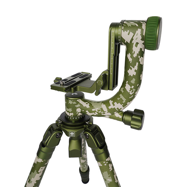Sirui CT-3204 Kulfiberstativ + CH20 Gimbal Hoved Camoflage