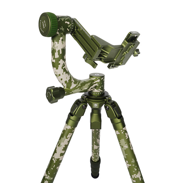 Sirui CT-3204 Kulfiberstativ + CH20 Gimbal Hoved Camoflage