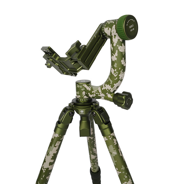 Sirui CT-3204 Kulfiberstativ + CH20 Gimbal Hoved Camoflage