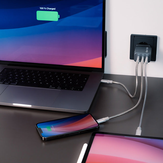 Verbatim USB-C/USB-A Oplader 65W
