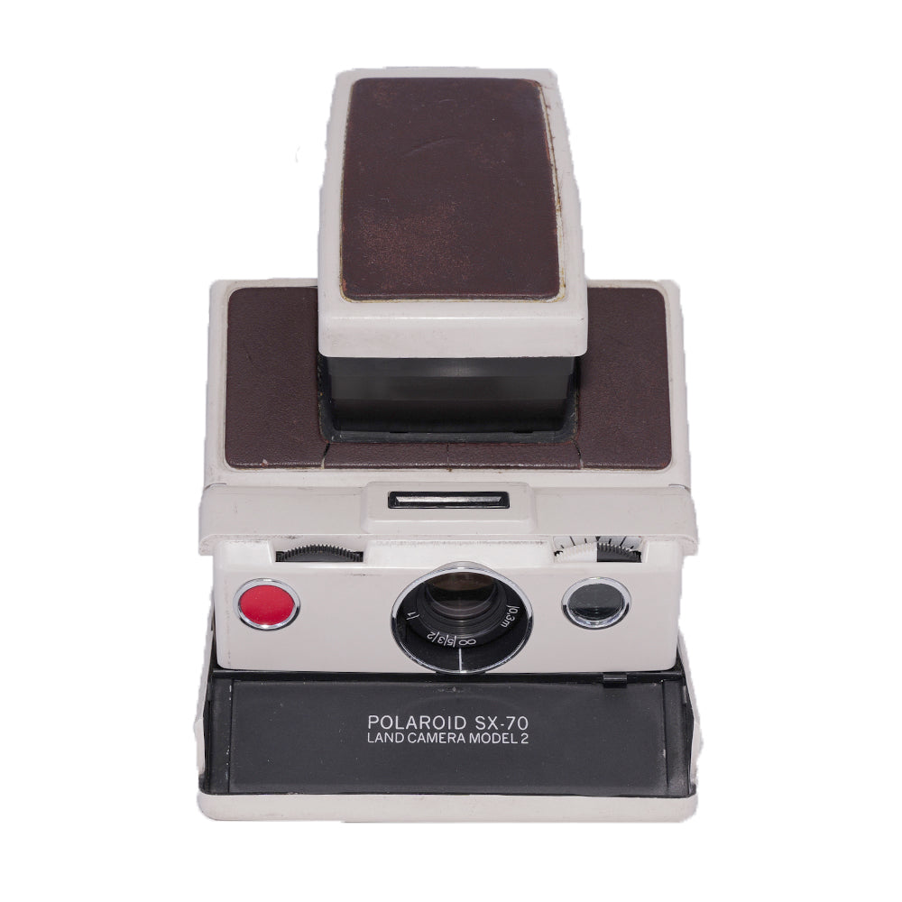 Brugt Polaroid SX-70 Land Camera Model 2 Hvid/Brun