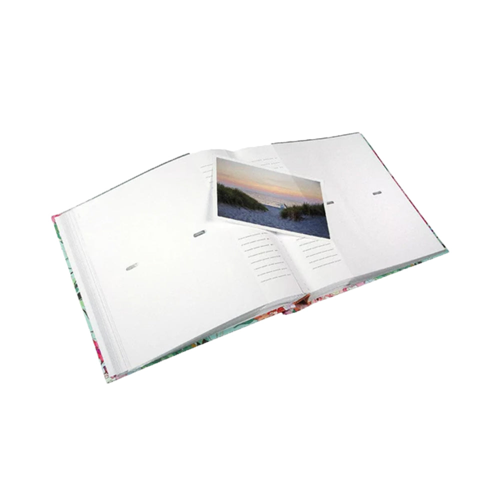 Opslag i Goldbuch Velvet Bloom med liggende lommer til 10x15-billeder