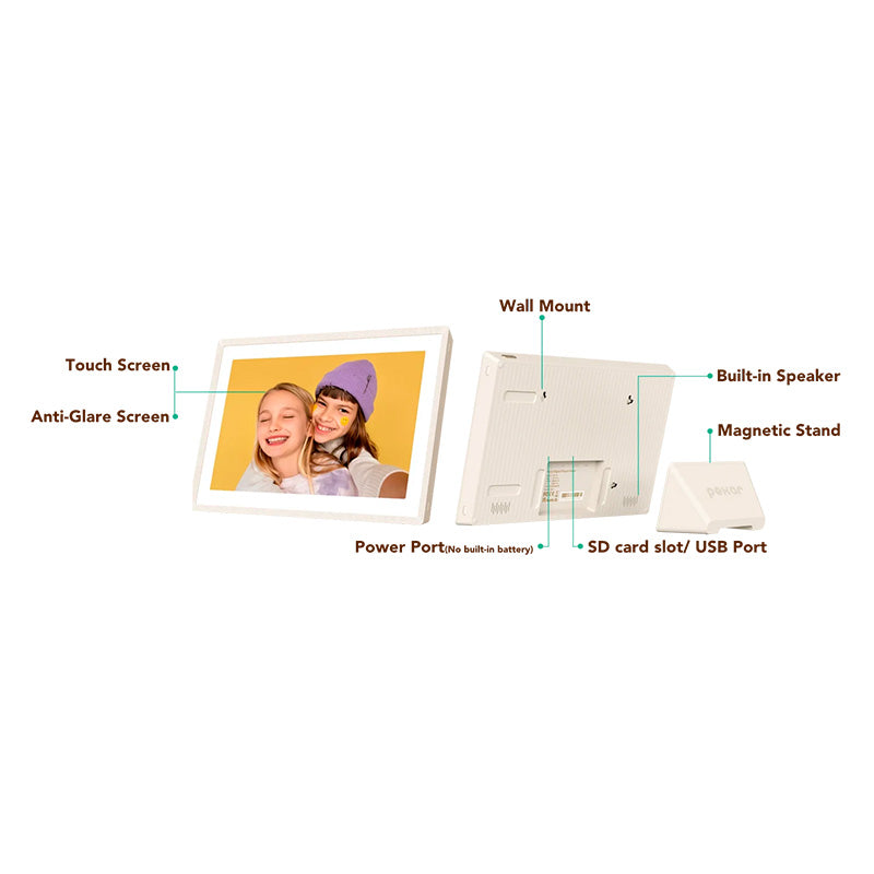Lexar Pexar Digital Picture Frame 11" 2K WiFi 32GB Sand