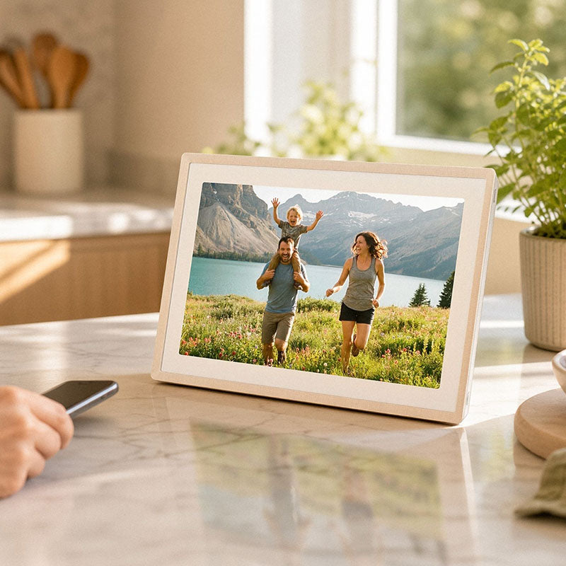 Lexar Pexar Digital Picture Frame 11" 2K WiFi 32GB Sand