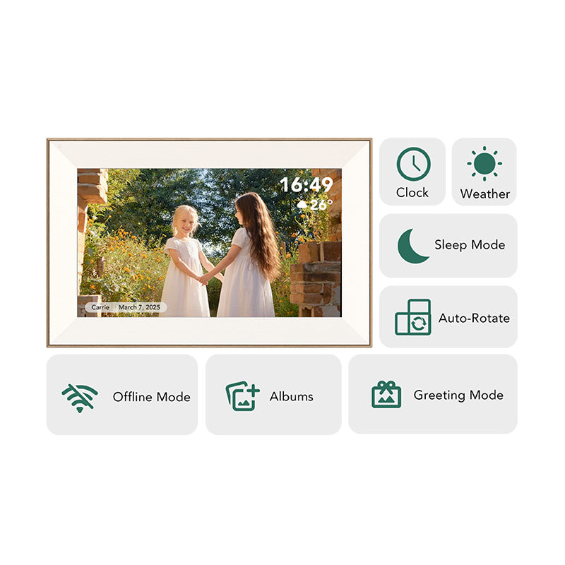 Lexar Pexar Digital Picture Frame 15.6" Full HD/16:9 WiFi 64GB Starlight