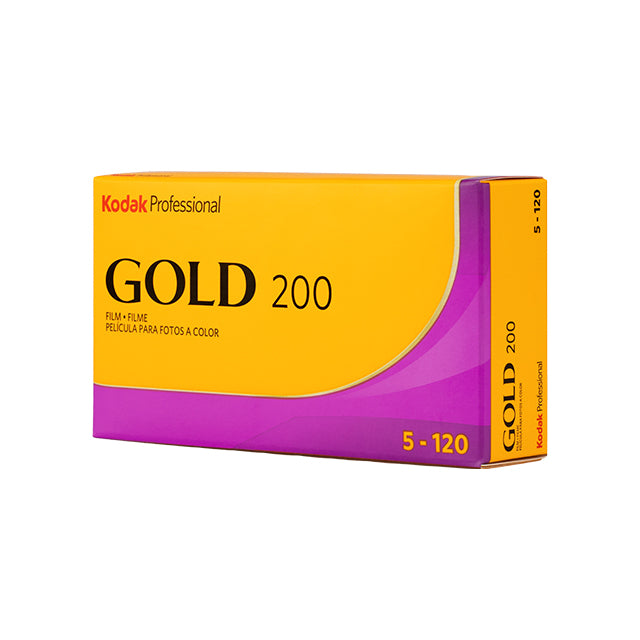 Kodak Gold 200 120 film 5 pk.