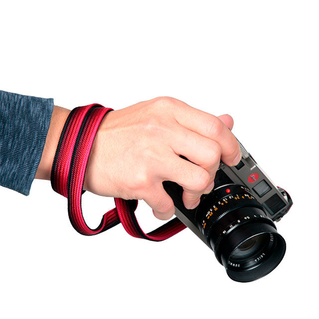 ARTISAN & ARTIST ACAM-312A Silk Camera Strap Gradation Sort / Rød